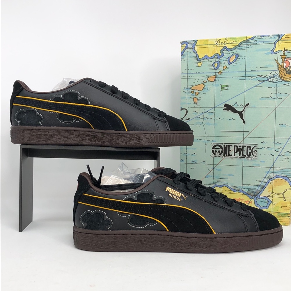 Puma Suede 4 One Piece Blackbeard 396525-01 Men’s Sneakers - Size 9